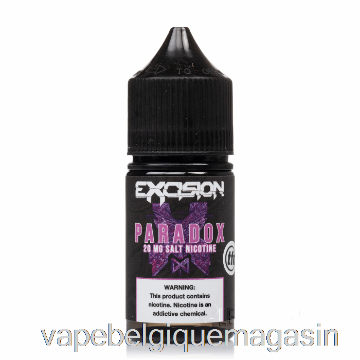 Paradoxe Du Jus De Vape - Sel D'excision - Alt Zéro - 30 Ml 40 Mg